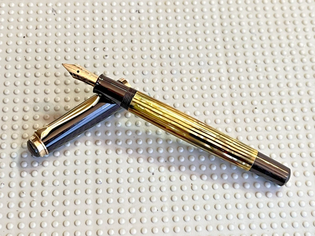 Gold, 14K Nib with Vintage Collectible Pelikan Fountain Pens for