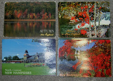NEW HAMPSHIRE and NEW ENGLAN  POSTCARDS set of 4  NH-1199, NH-305, S-321, S-322