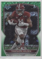 2022 Bowman U Chrome Green Shimmer Refractor 15/99 Traeshon Holden #18 1b03
