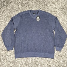 Greg Norman Pro Series V Neck Long Sleeve Pullover Sweater Mens L Nahe