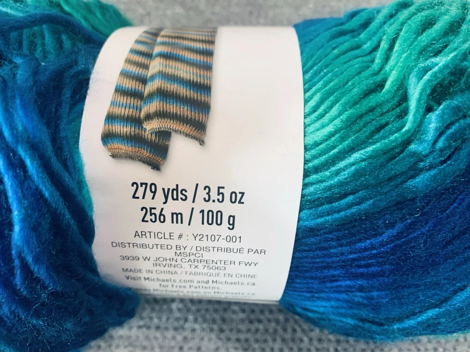 Lazos e hilo degradado #105 hilo de vidrio de mar 279 yardas ENVÍO GRATUITO Foto 3 de 3