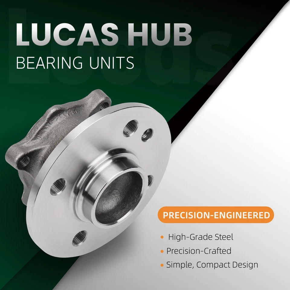 Par Lucas: 2 cojinetes de buje de rueda trasera izquierda derecha nuevos para Mini Cooper 2007-2015 Foto 2 de 4