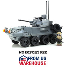 Marine LAV-25 Military Armored Vehicle made with real LĔGO bricks