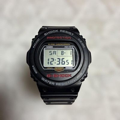 CASIO G-SHOCK DW-5750E Digitaluhr schwarz 20 Bar wasserdicht aus Japan