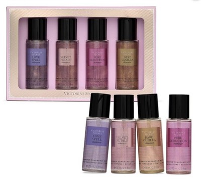 Victoria's Secret The Best of Shimmer Mist Discovery 4 pcs Gift  Set