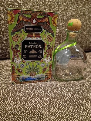 Patron Empty Bottle And  Limited Edition F1  Box.  Sergio Perez edition 