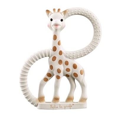 Vulli Sophie the Giraffe Teasing Ring Beige Natural Rubber 0 months 0 JDMPS