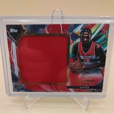 2024-25 Topps Inception Rookie Jumbo Relics Alexandre Sarr #RJR-AS (Red) /75