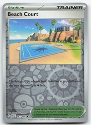 Beach Court 167/198 Scarlet & Violet Base Set Reverse Holo