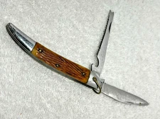 Vintage fishing Pocket Knife made in Japan Stainless Steel 4.25" No Brand