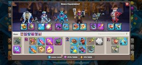 TH18 Near Max. Hero (90/100/75/75/50/1)Top Wall/Near Max defence/ IOS/ANDROID