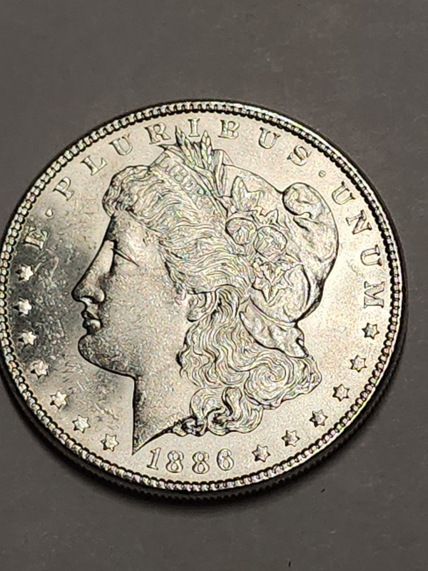 1886 $1 Morgan Silver Dollar