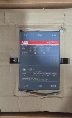 ABB original contactor A260-30-11, coil voltage AC110V Brand new original