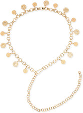 Women'S Gold Coin Chain Belt