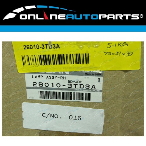 RH Genuine Headlight for Nissan Altima L33 ST/ST-L 2013-On Right RHS Driver - Picture 8 of 8