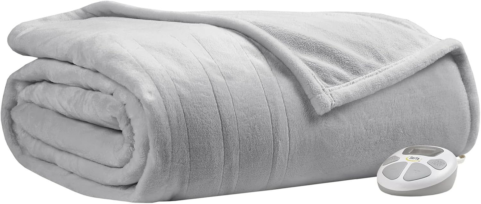 Luxuriously Soft Plush Electric Blanket Fast Heating Cozy Cover, Safety Auto Shu