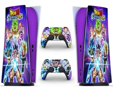 Standard PS5 Digital Console Decals Sticker Controllers Cover DRAGON BALL Skin