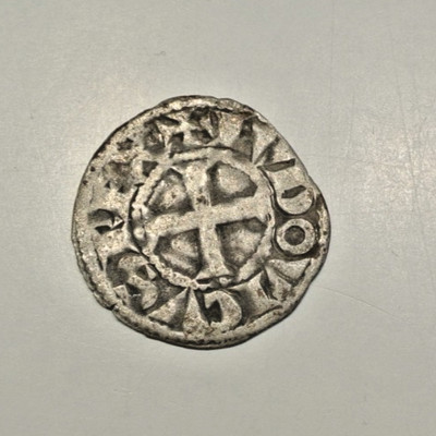 FRANCE LOUIS IX dits SAINT LOUIS DENIER TOURNOIS ARGENT né en 1214 et mort en 12