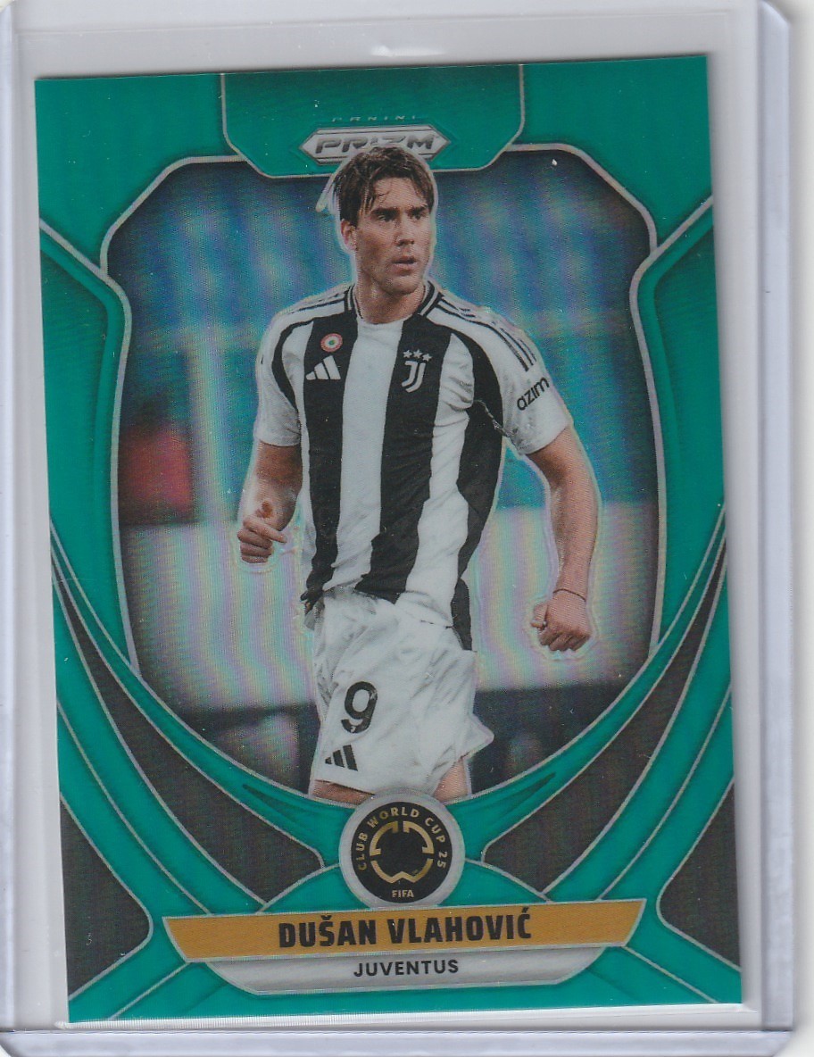 Dusan Vlahovic 2025 Prizm Club World Cup Teal Prizm #08/99 Juventus #118