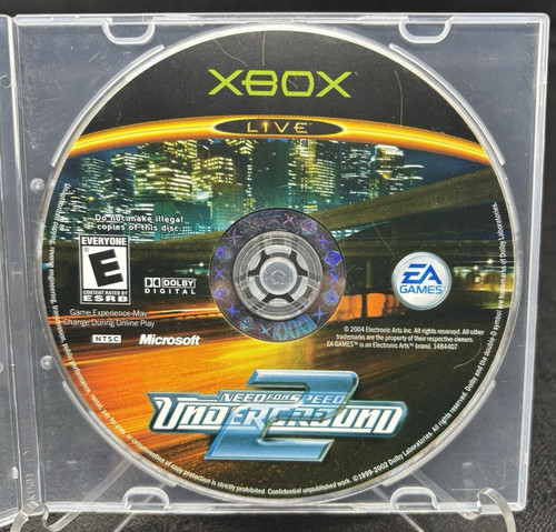 Need For Speed Underground 2 Xbox Disc Only Tested Working(Microsoft Xbox, 2004)