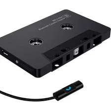 Bluetooth 5.0 Cassette to Aux Adapter Tape Audio for Car Hands-Free Call in Char