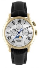 Rotary Gents Triple-Date Moonphase