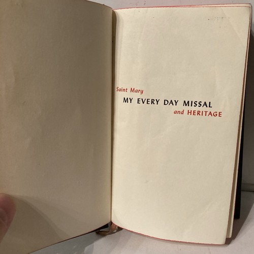 1951 Saint Mary My Everyday Missal & Heritage Abbot O'Brien O.S.B. & Box - Bild 8 von 17