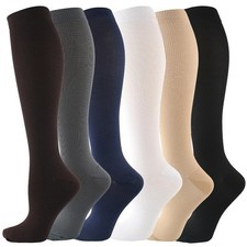 NHS COMPRESSION FLIGHT SOCK TRAVEL ANTI SWELLING FATIGUE SPORT SUPPORT STOCKINGS