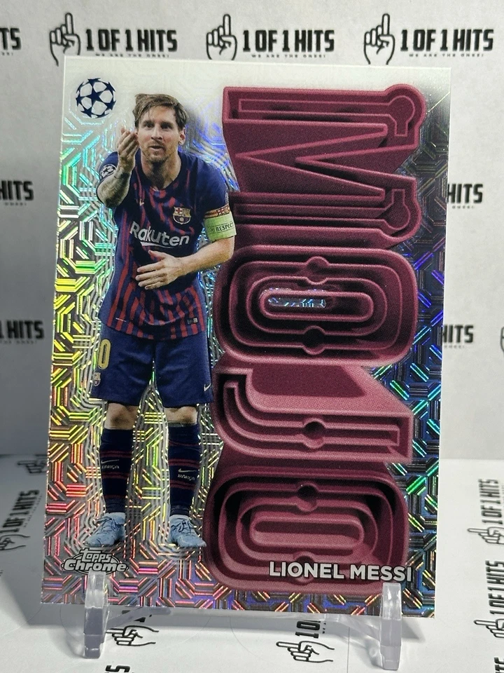 2024-25 Topps Chrome UIEFA Lionel Messi #MJ-10 Mojo Case Hit SSP Mint Beautiful - Image 2 of 3