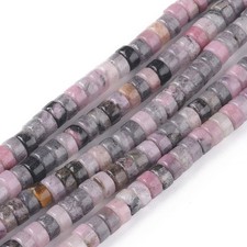 Natural Gemstone Heishi Disc Beads - 4.5mm Crystal Strands -