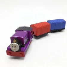 Trackmaster Thomas & Friends CHARLIE & Box Cars Motorized Train Engine WORKS