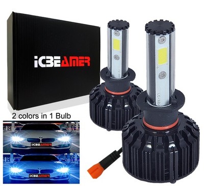 H7 COB No Error LED Headlight or Fog Light Bulbs Halogen Upgrade Bulb C3