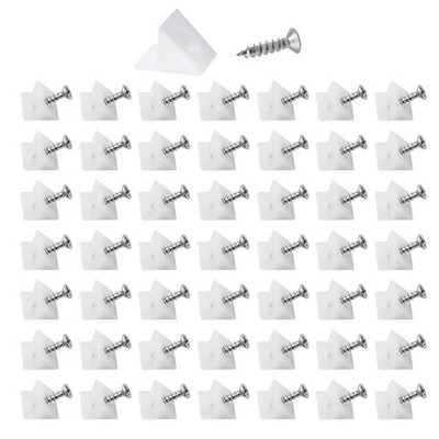 50 Pack Mending Wedges Fixing Sagging Drawer Bottoms Furniture Chest with Screws