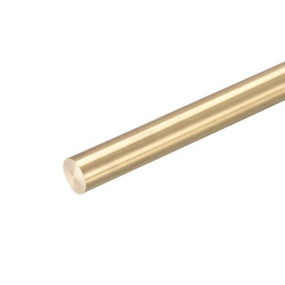 10mm Diameter 450mm Length Brass Solid Round Rod for DIY Craft 1Pcs