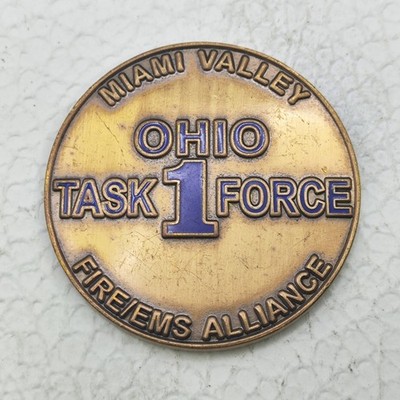 Ohio Task Force 1 Urban Search Rescue Miami Valley Fire EMS Challenge Coin
