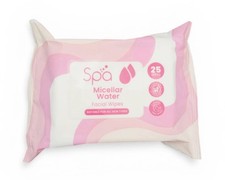 NEW SPA MICELLAR MAKEUP REMOVER & INSTANTLY HYDRATING WATER FACIAL WIPES