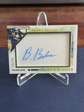 2025 Panini Boys of Summer Acetate Signatures Blake Burke #6 /199 (AU, RC)