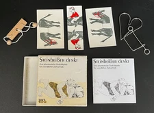 Vintage Steinbeißer Denkt Puzzle Set – 3 German Brain Teasers w/Box & Instructs.