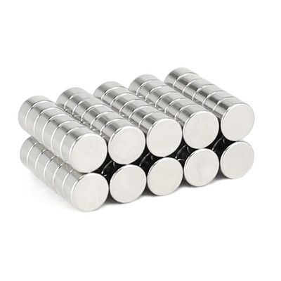 50 x Neodym Magnete N52 2 KG Magnet Scheiben 6x5mm Runde Mini Kühlschrankmagnete