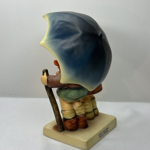 Hummel Vintage Stormy Weather Goebel Figurine 6" Boy And Girl Umbrella W Germany - Picture 2 of 14