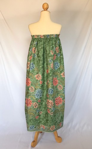 Women's Long Skirt Thai Batik Sarong Lungi Put on A Shower Stitched Big Size XL - Picture 72 of 108