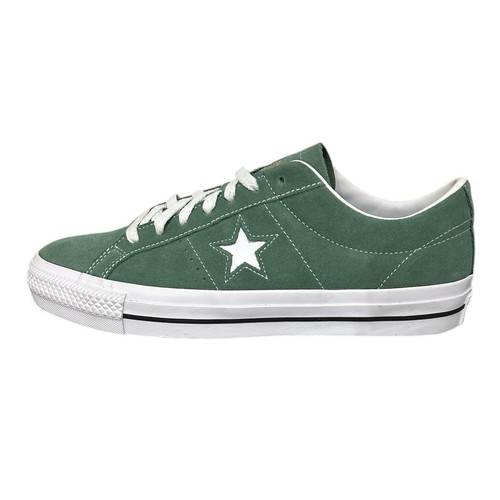 Converse Cons One Star Pro Skate Green & White Suede Low Top Shoes Size 12 Men - 第 2/9 張圖片