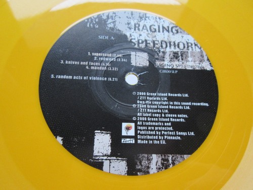 Raging Speedhorn ST Debütalbum EU signiert orange Vinyl LP im Jahr 2000 1. GIR003LP - Bild 3 von 9