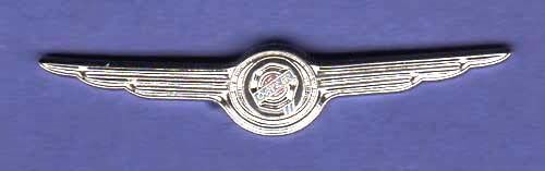 CHRYSLER WINGS HAT PIN LAPEL PIN TIE TAC BADGE #0121  LARGE - NEW OLD STOCK - Photo 1 sur 1