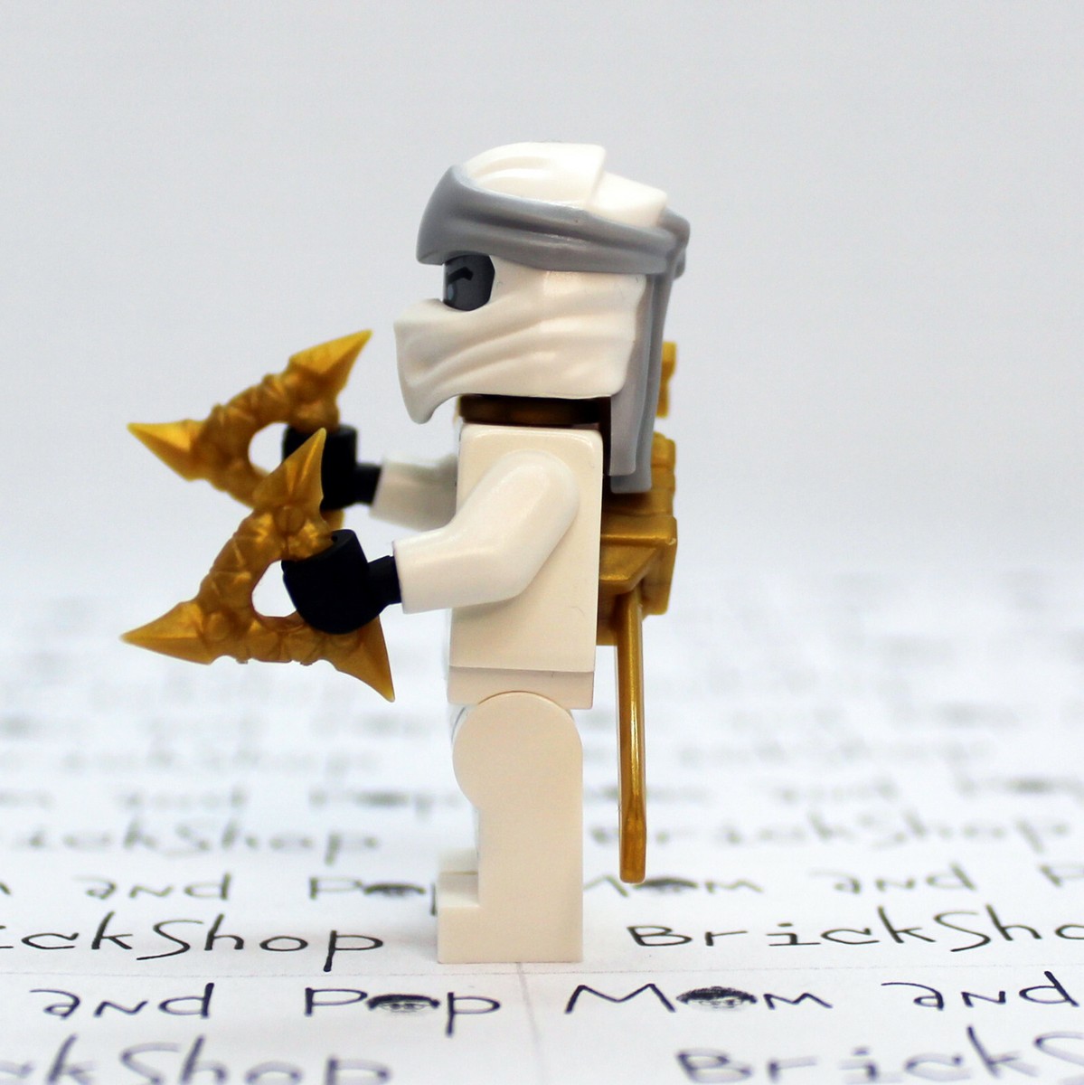 剣ちゃん Lego Ninja Ninjago Cole ZX Minifigure Minifig w/ Shoulder