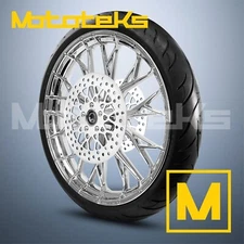 21" 21X3.5 RAIDER MAG WHEEL CHROME FOR HARLEY TOURING MODELS FRONT RIM