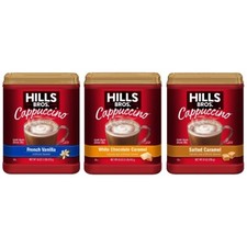 . Hills Bros Instant Cappuccino Mix Variety Pack 3 Count .