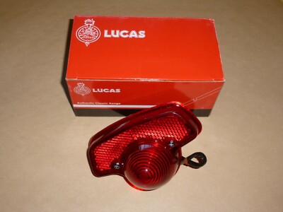 GENUINE LUCAS TAIL LIGHT Triumph BSA Norton 250 441 500 650 750 53973 beehive
