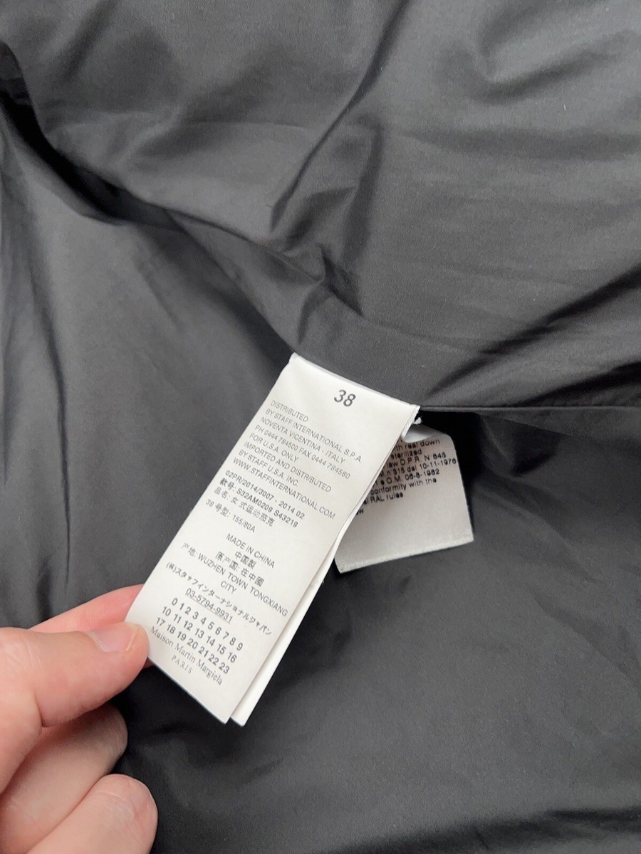 MM6 Maison Margiela Puffer Asymmetrical Jacket | eBay