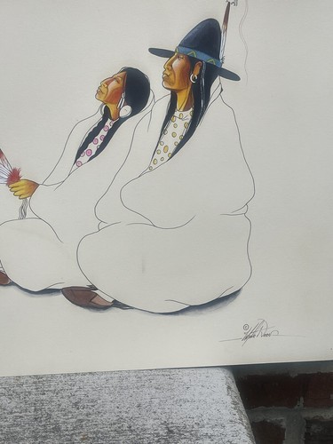 VTG Gary White Deer Prayer Songs Print On Thick Board Paper Print Signed Navajo - Picture 19 of 23